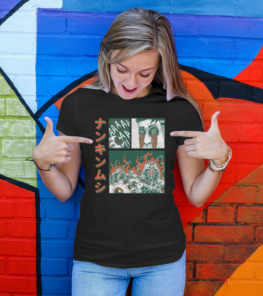 Nankinmushi AAAHHH Bedbugs Attack Horror Manga T-Shirt