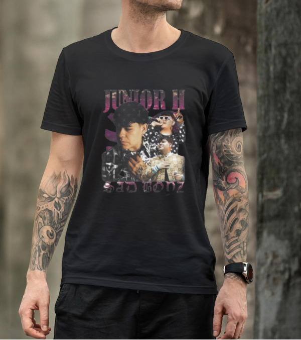 Junior H Sad Boyz Album Cover T-Shirt