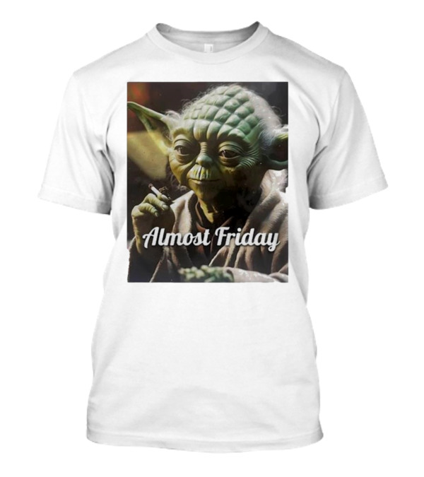 Almost Friday Yoda Star Wars Smoking T-Shirt