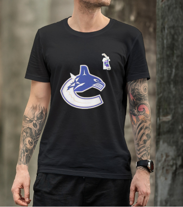 Luongo #1 Vancouver Canucks Orca Logo Ring Of Honour T-Shirt