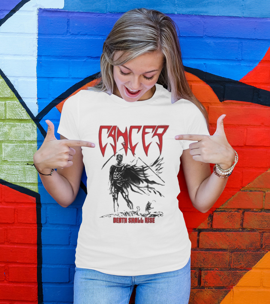 Cancer Death Shall Rise Dark Angel T-Shirt
