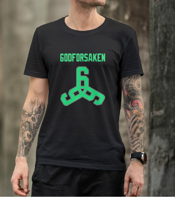 GODFORSAKEN 6 Triangular Symbol Basketball Jersey T-Shirt
