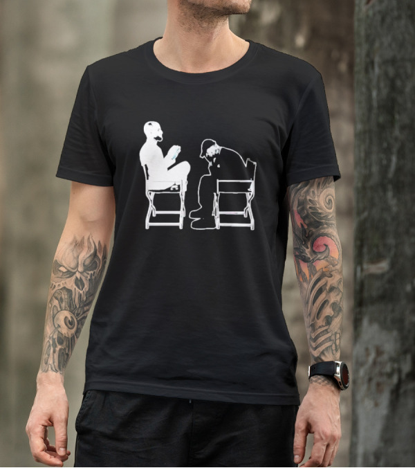 Mansionz Chairs White Outline T-Shirt