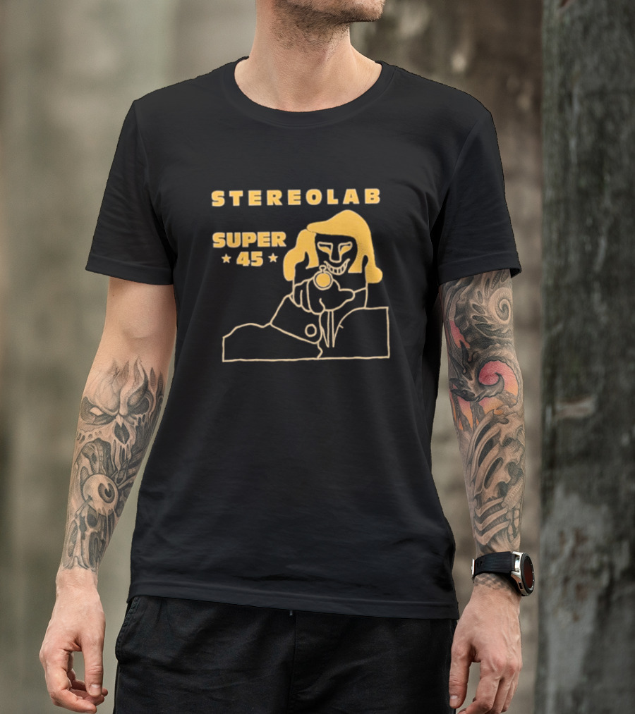 Stereolab Super 45 Retro Style Vintage T-Shirt