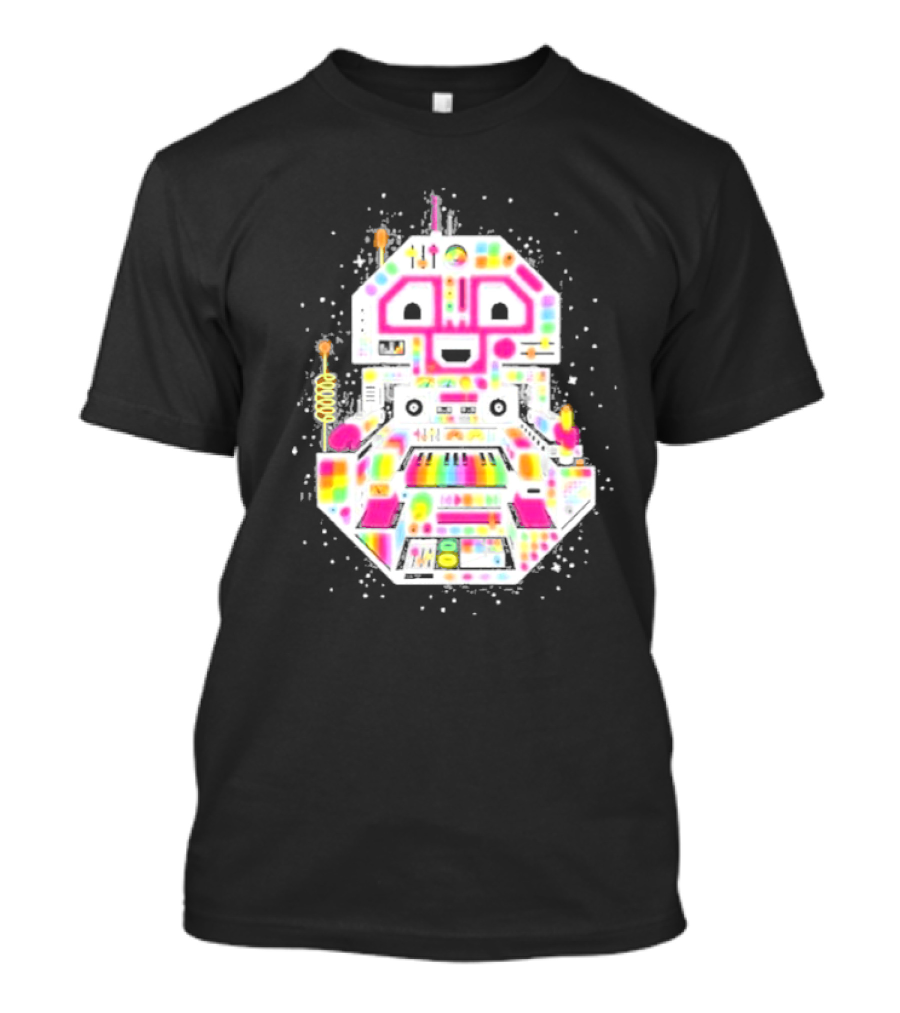 STS9 Reflect Refract Neon Robot T-Shirt