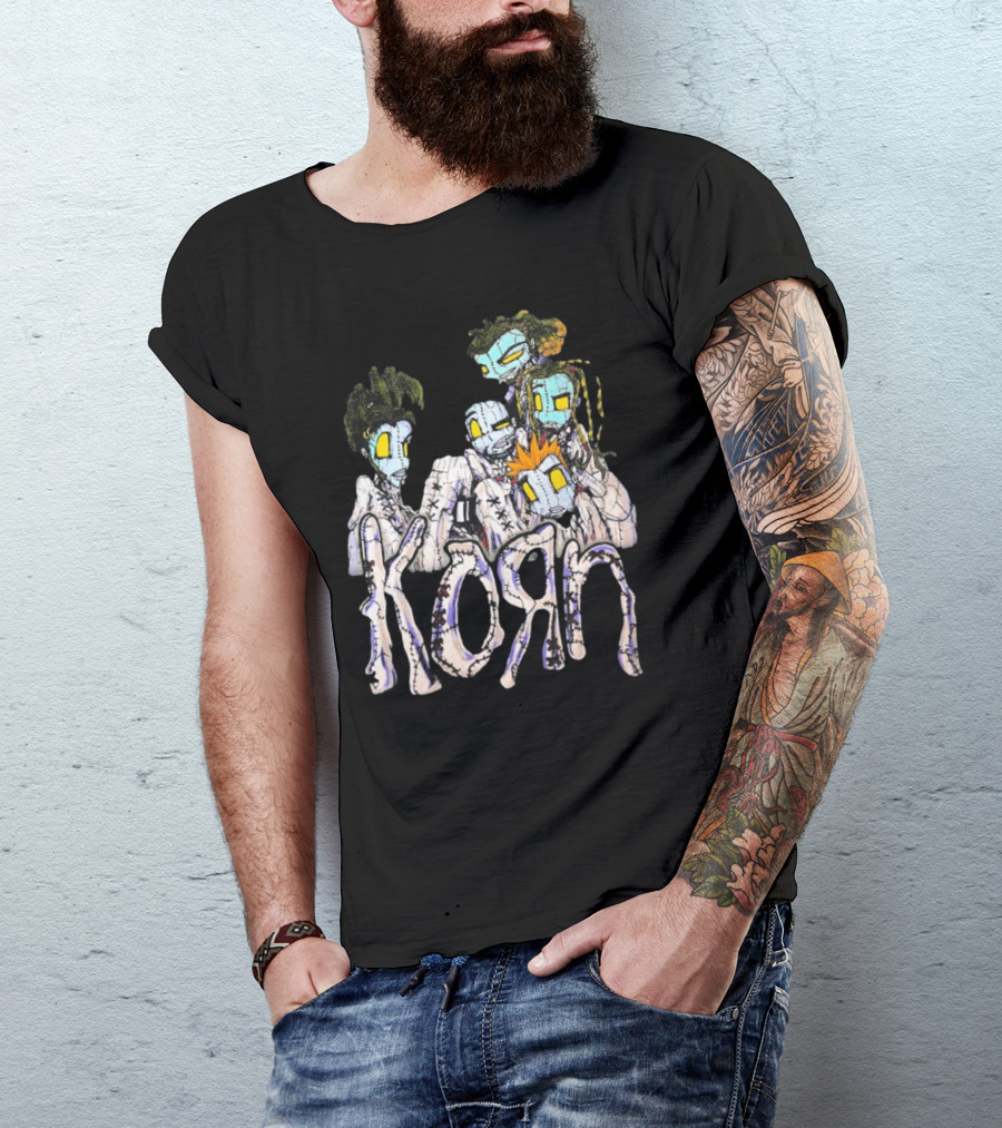 Rare Vintage 1999 Korn Issues Zombies Stitch T-Shirt