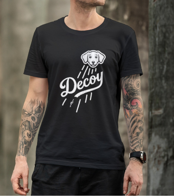 Decoy Rotowear Dog Head With Rays T-Shirt