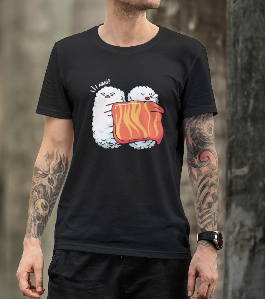 Nani Sleeping Sushi Rice Ball Blanket Surprise T-Shirt