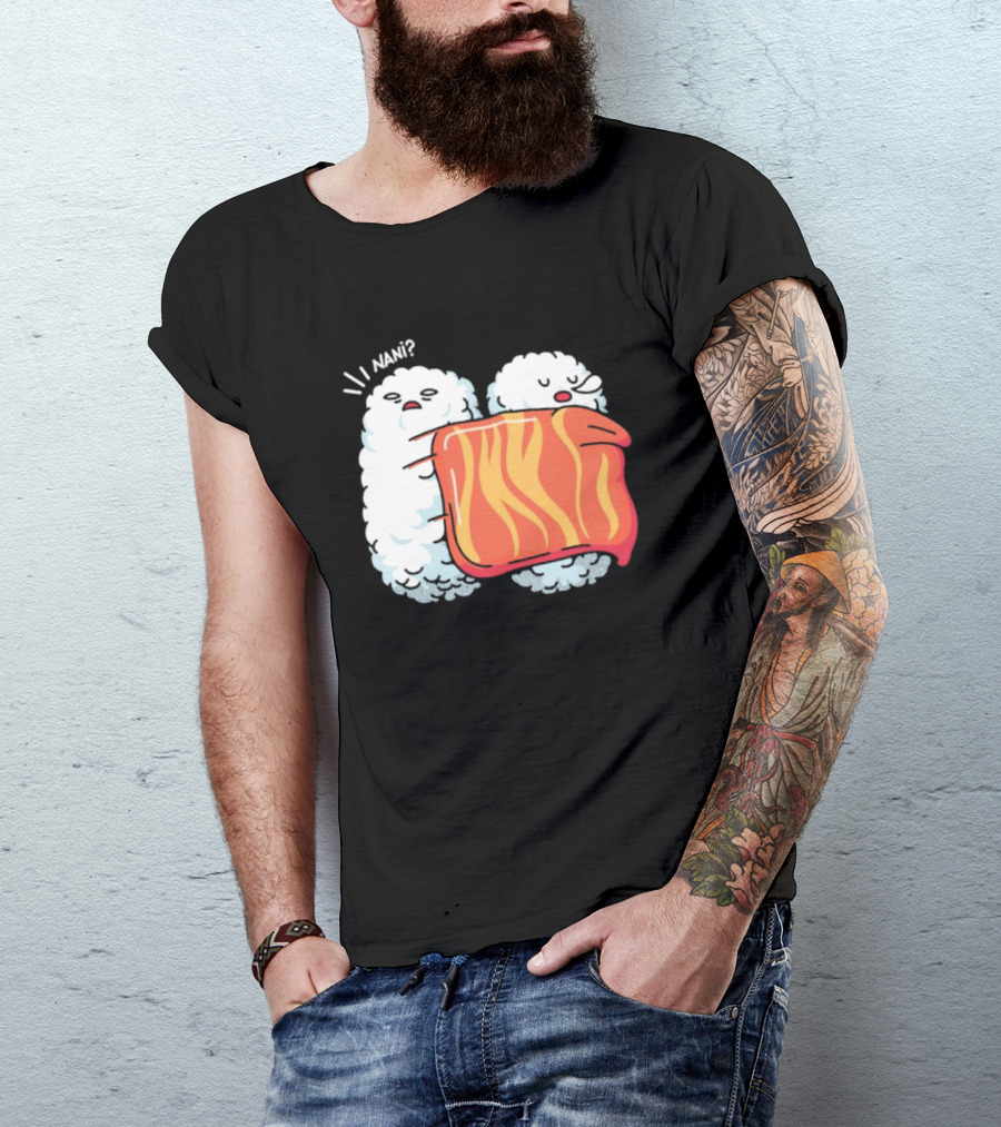 Nani Sleeping Sushi Rice Ball Blanket Surprise T-Shirt