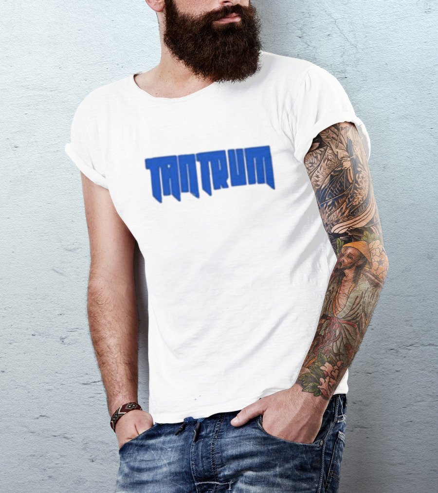 Waterparks Tantrum Blue Lettering T-Shirt