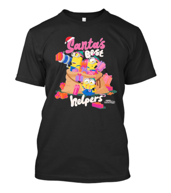 Santa's Best Helpers Minions Holiday T-Shirt