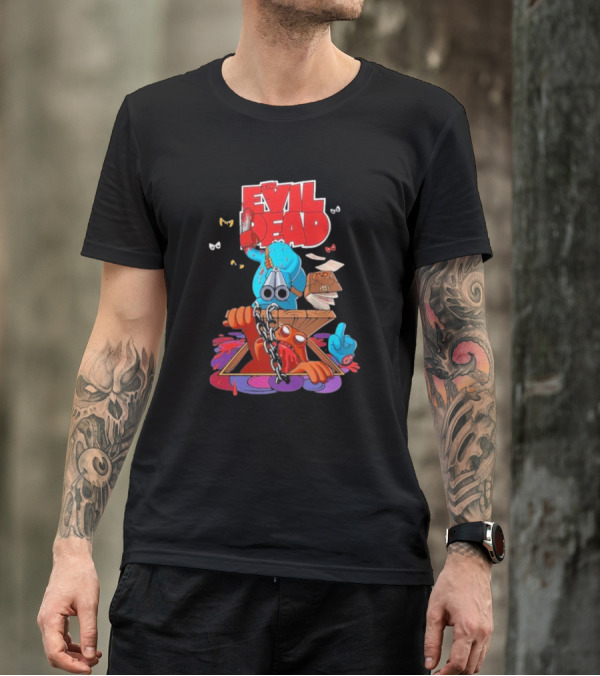 Evil Dead Deadites Trapdoor Comic T-Shirt