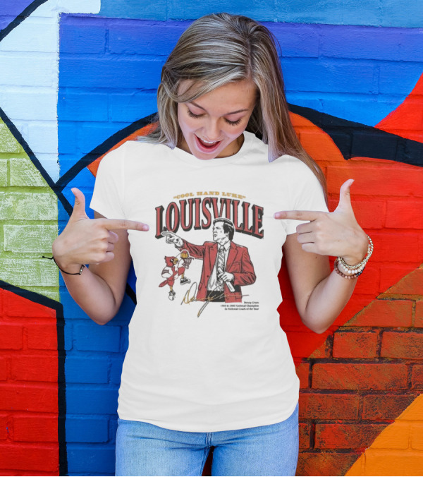 Cool Hand Luke Louisville Cardinals Homefield The Denny Crum Legacy Collection T-Shirt