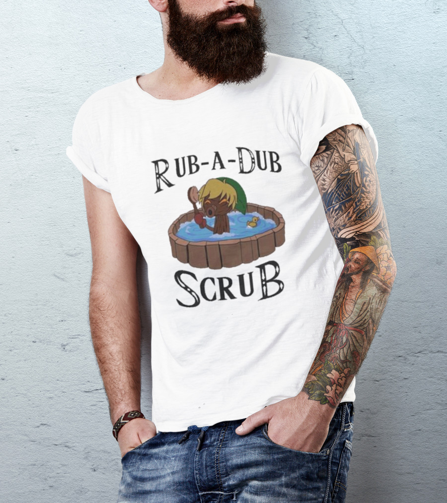 Rub-A-Dub Scrub Deku Tree Bath With Rubber Duck T-Shirt