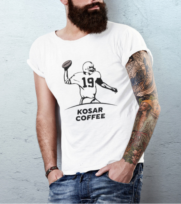 Bernie Kosar 19 Kosar Coffee Football Player T-Shirt