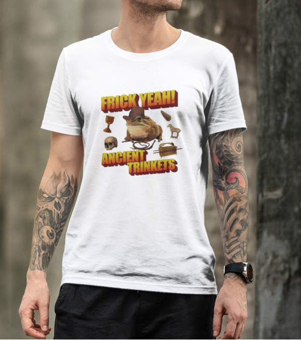 Frick Yeah Cowboy Frog Ancient Trinkets T-Shirt