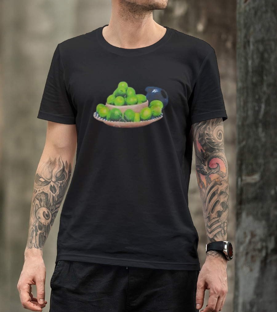 Fsgprints I Love Limes Bowl Of Fresh Green Limes T-Shirt