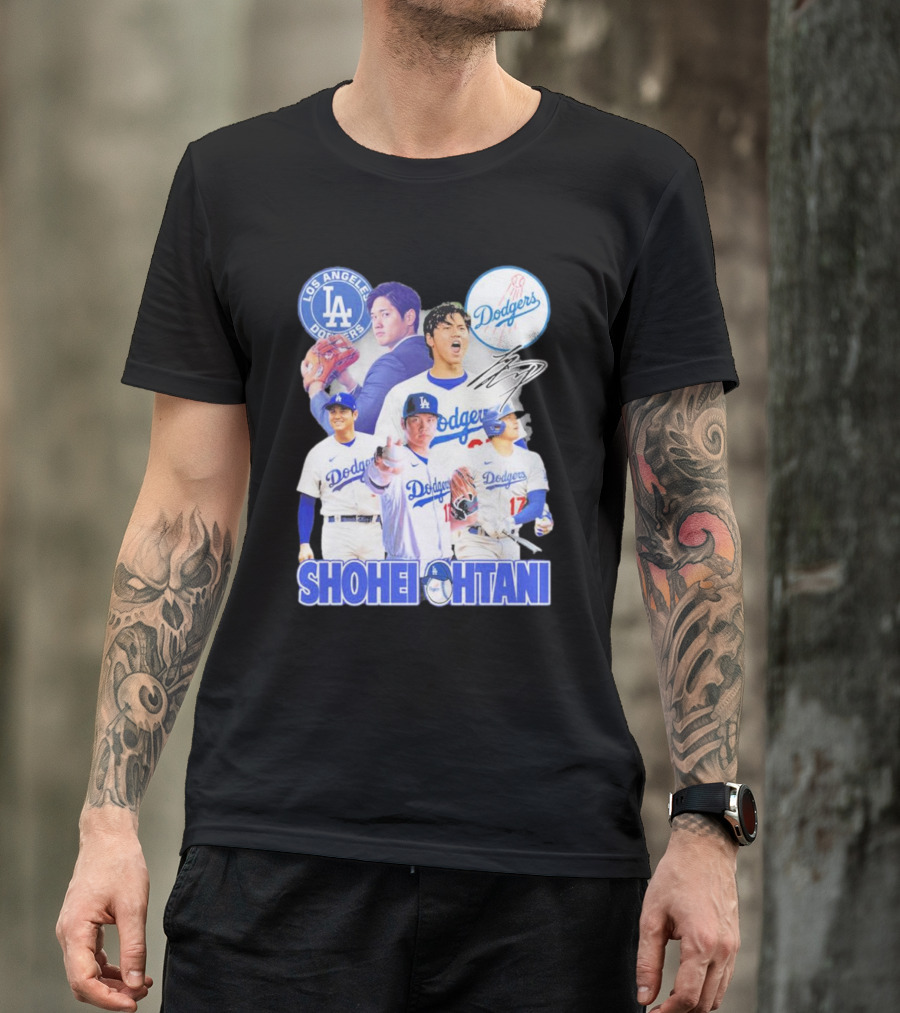 Los Angeles Dodgers Shohei Ohtani Dodger Stadium Arrival T-Shirt