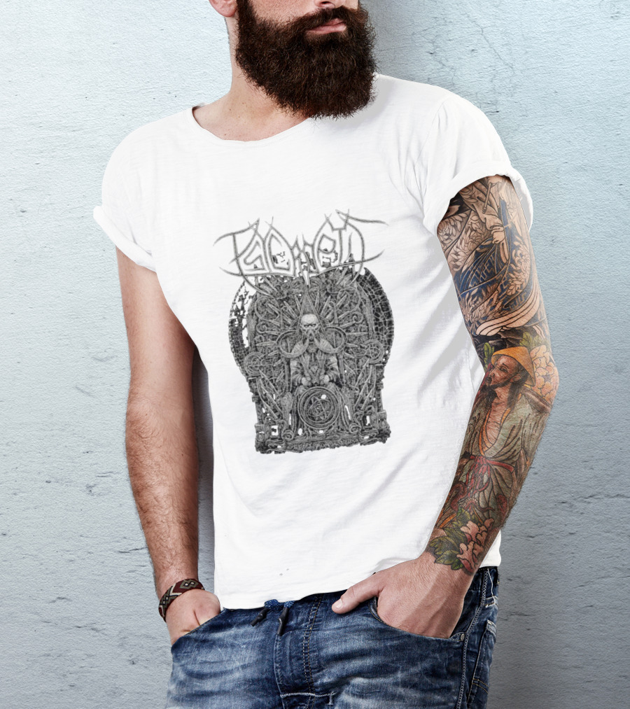 Psycroptic Intricate Skull Throne T-Shirt