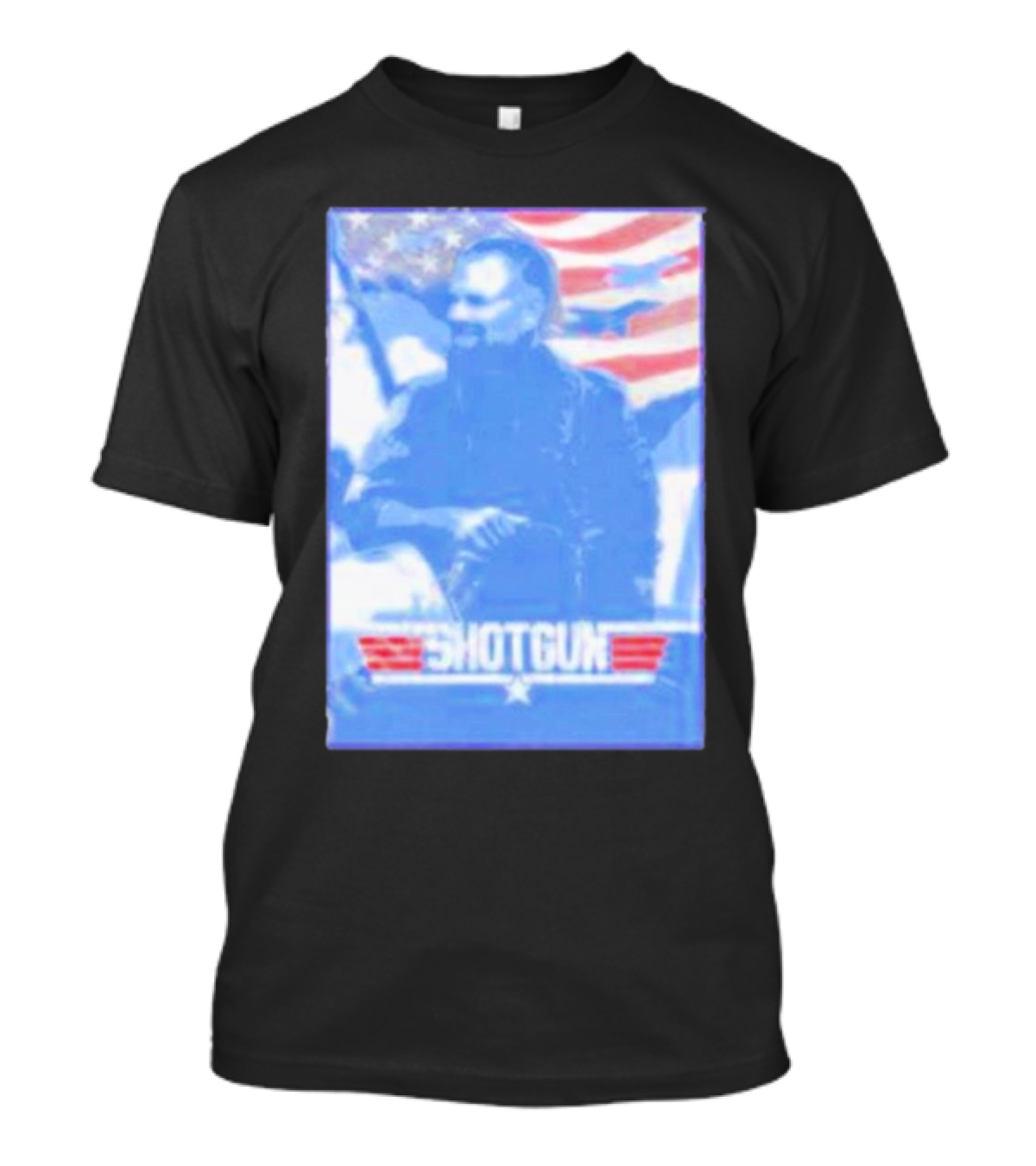 Team Mercury Shotgun American Flag Comfort Blend T-Shirt