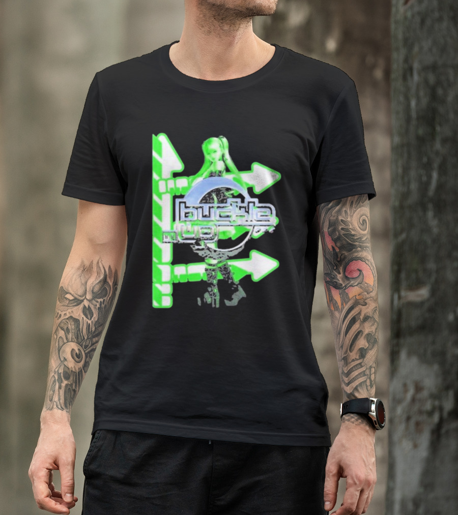 Buckle On Up Quality Spx6900 Green Arrows T-Shirt