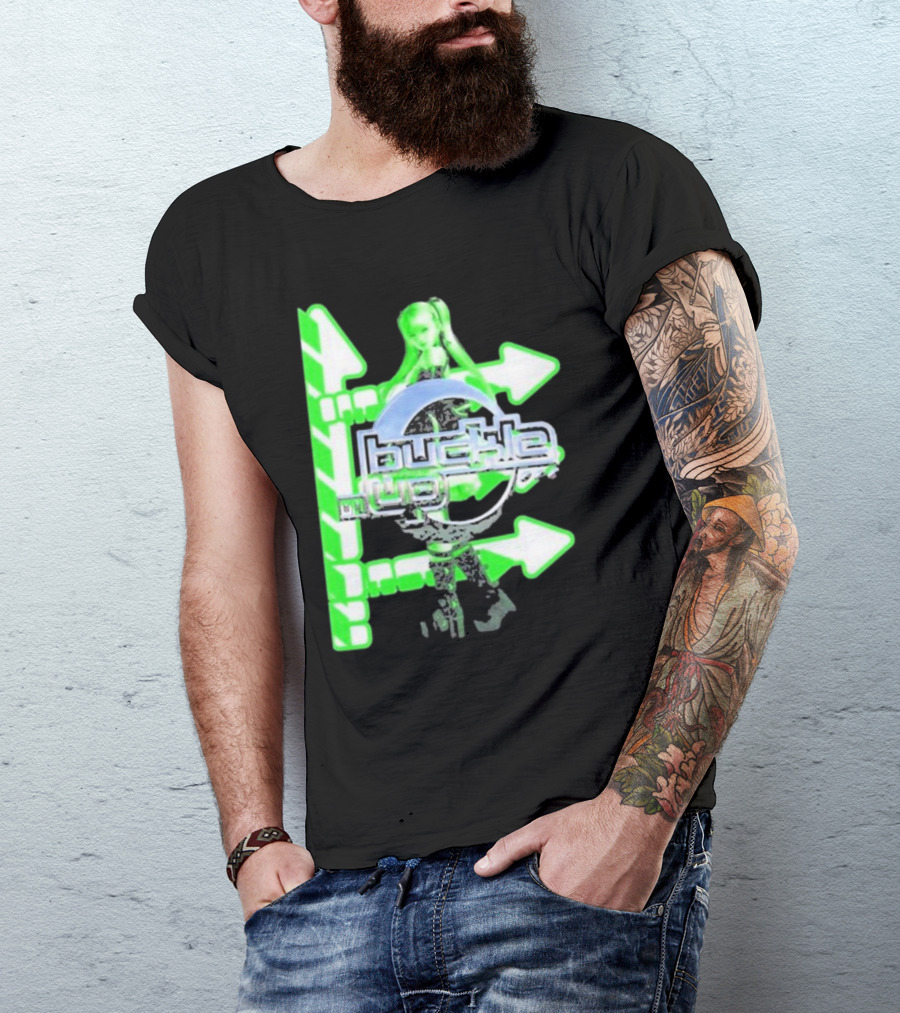 Buckle On Up Quality Spx6900 Green Arrows T-Shirt