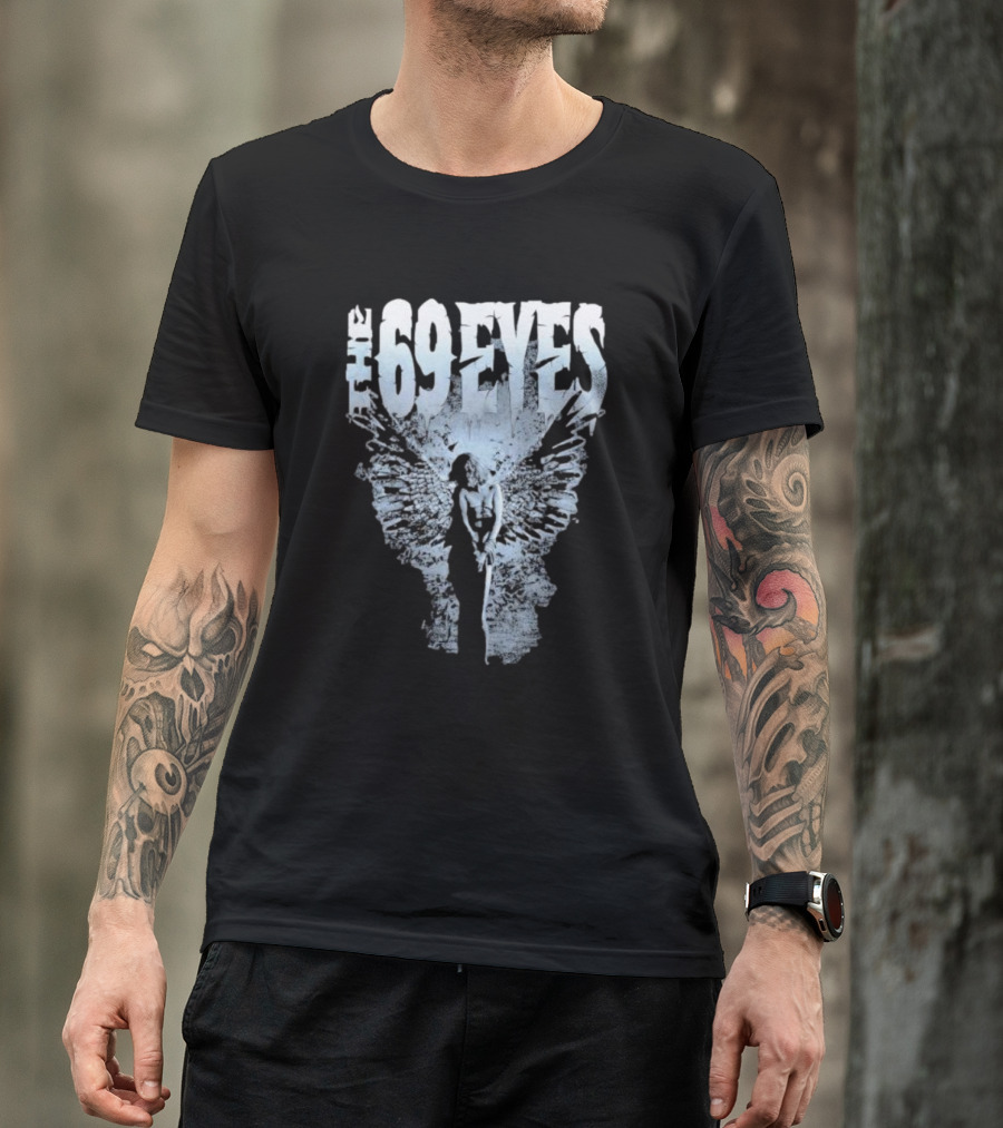 The 69 Eyes Wings Vintage Gothic Angelic T-Shirt