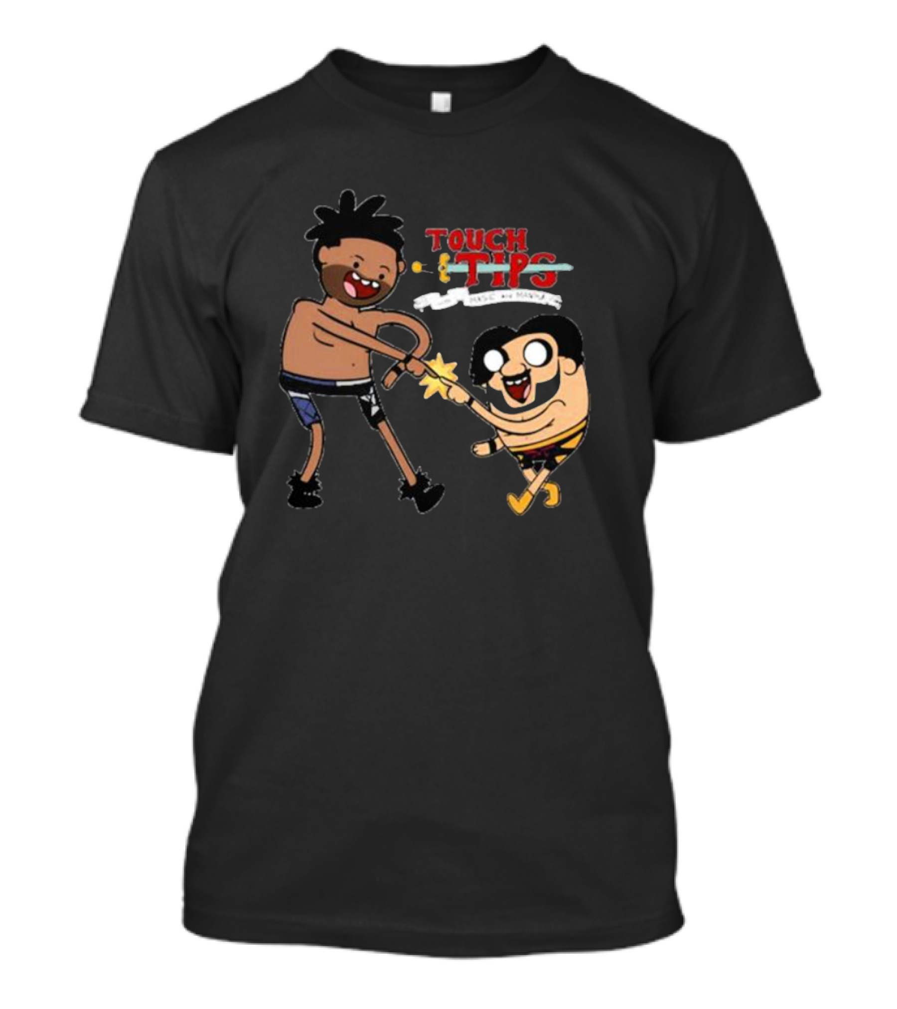 Touching Tips M Men On Mushrooms T-Shirt