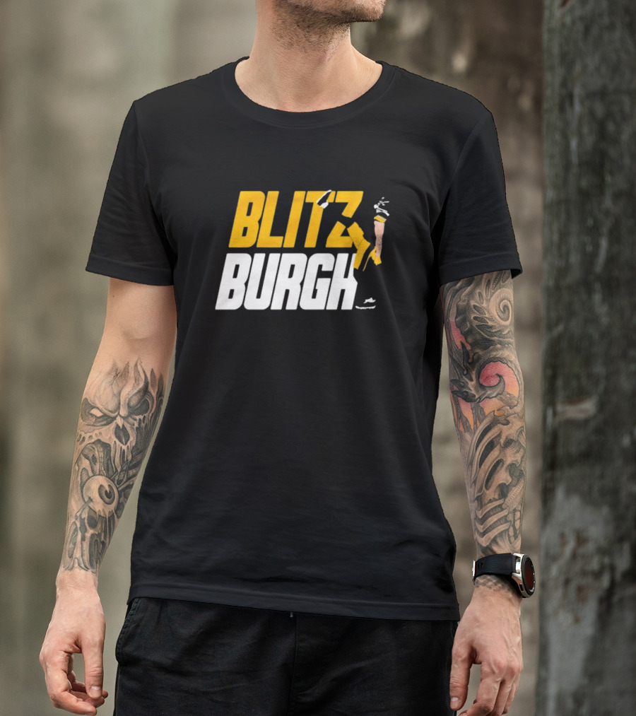Pittsburgh Steelers Blitzburgh Kicking Action T-Shirt