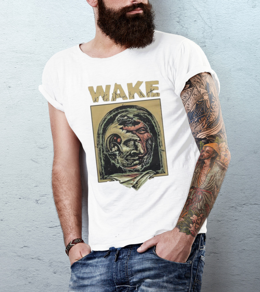 Wake Surrealistic Face Magician T-Shirt