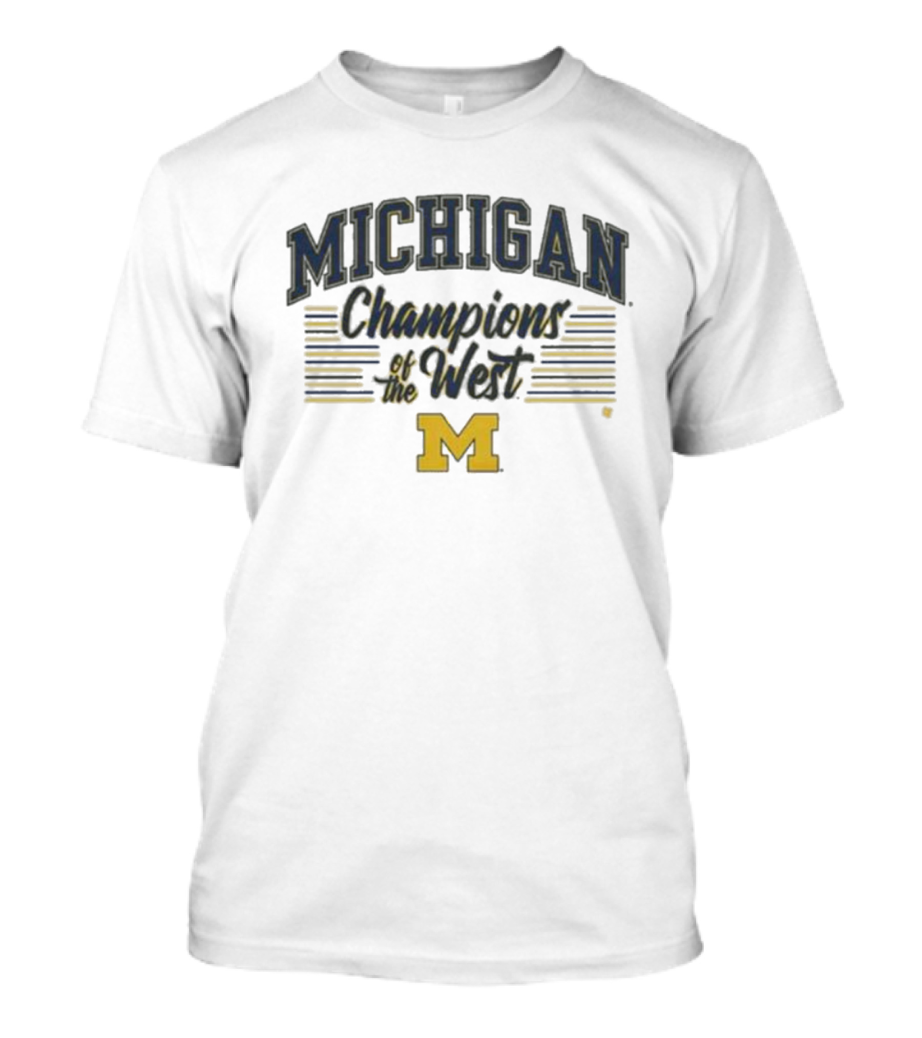 Michigan Football Champions Of The West M T-Shirt