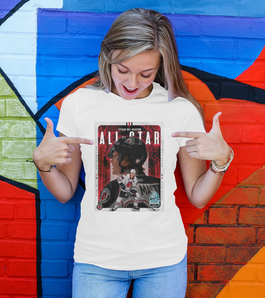 Ethan Del Mastro NHL All Star Rockford IceHogs T-Shirt