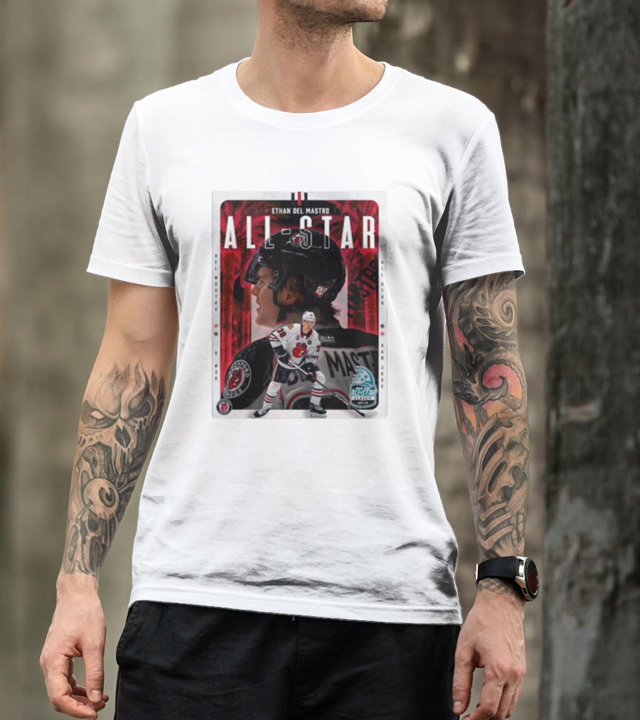 Ethan Del Mastro NHL All Star Rockford IceHogs T-Shirt
