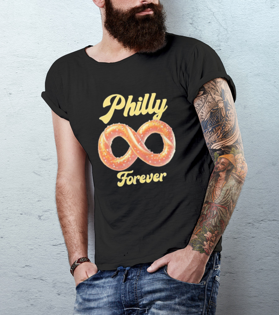 Philly Forever Pretzel Infinity T-Shirt