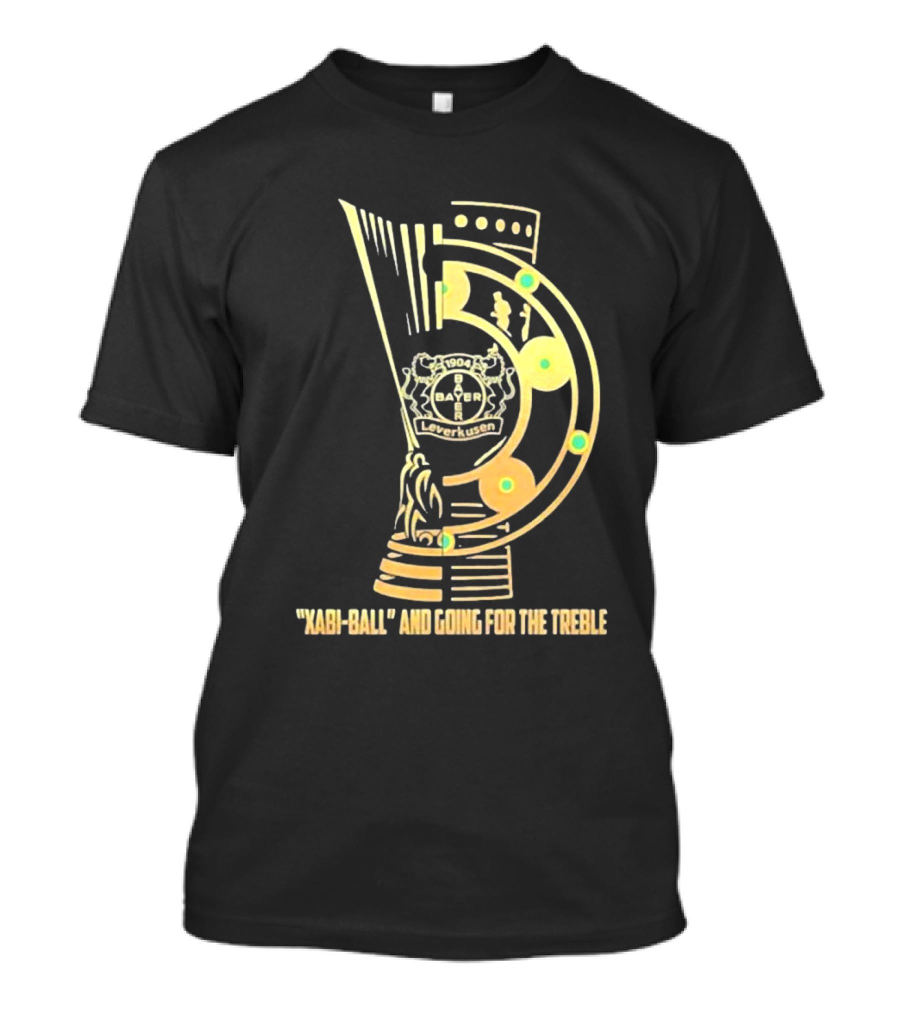 Bayer Leverkusen 1904 Xabi-Ball And Going For The Treble T-Shirt