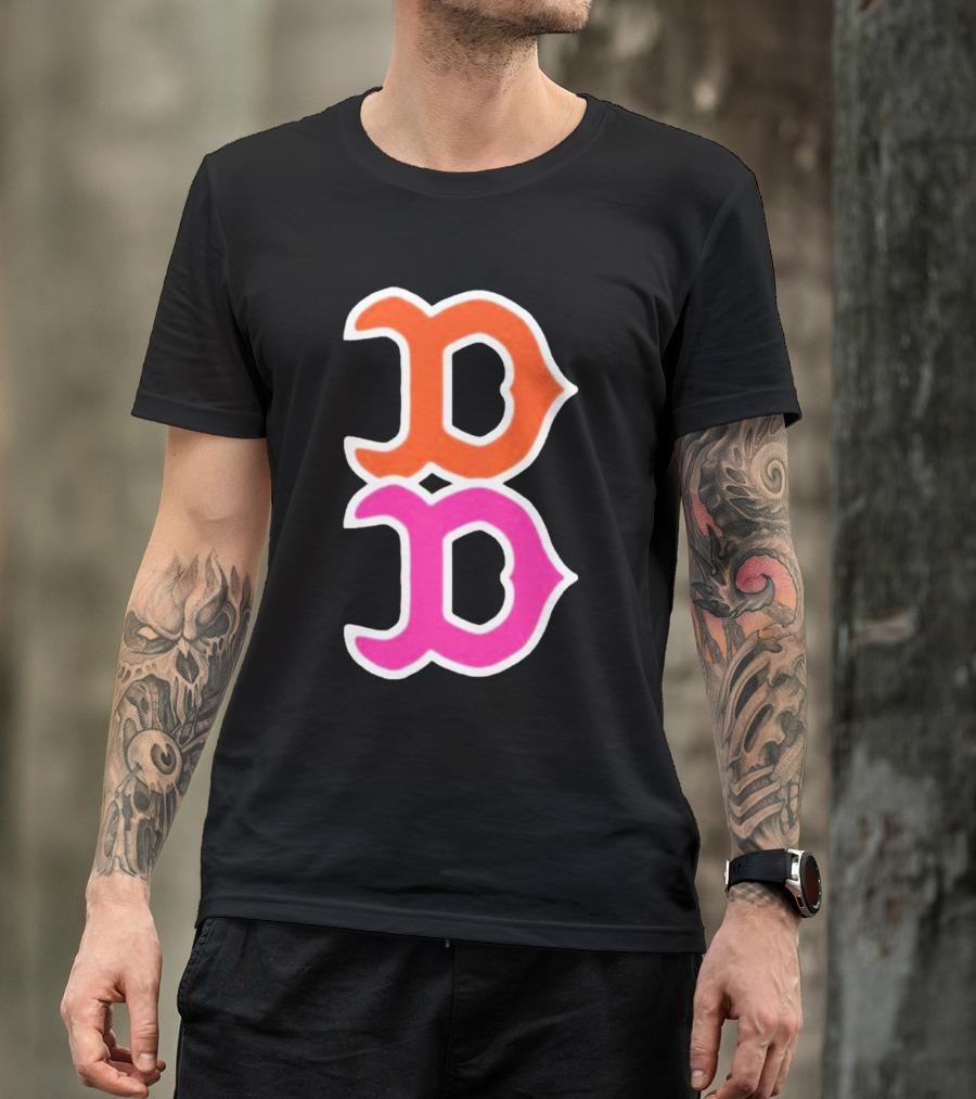 Boston Red Sox Double D Dunkin’ Colors T-Shirt