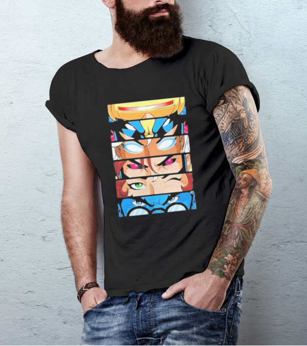 Jax Briggs X-Men97 Cyclops Wolverine Storm Jean Grey Beast Eyes T-Shirt
