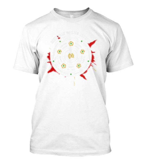 Bayer 04 Leverkusen Deutscher Meister 2023/24 Trophäe Xabi Alonso Fußball Bundesliga Florian Wirtz Granit Xhaka Jonathan Tah T-Shirt