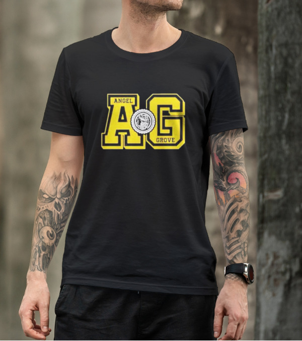 Angel Grove AG Power Rangers Emblem T-Shirt