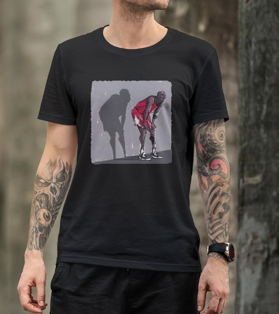 Jack Perkins Me And My Shadow Basketball Legend Icon Shadow T-Shirt