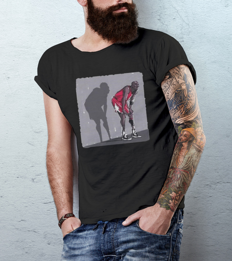 Jack Perkins Me And My Shadow Basketball Legend Icon Shadow T-Shirt