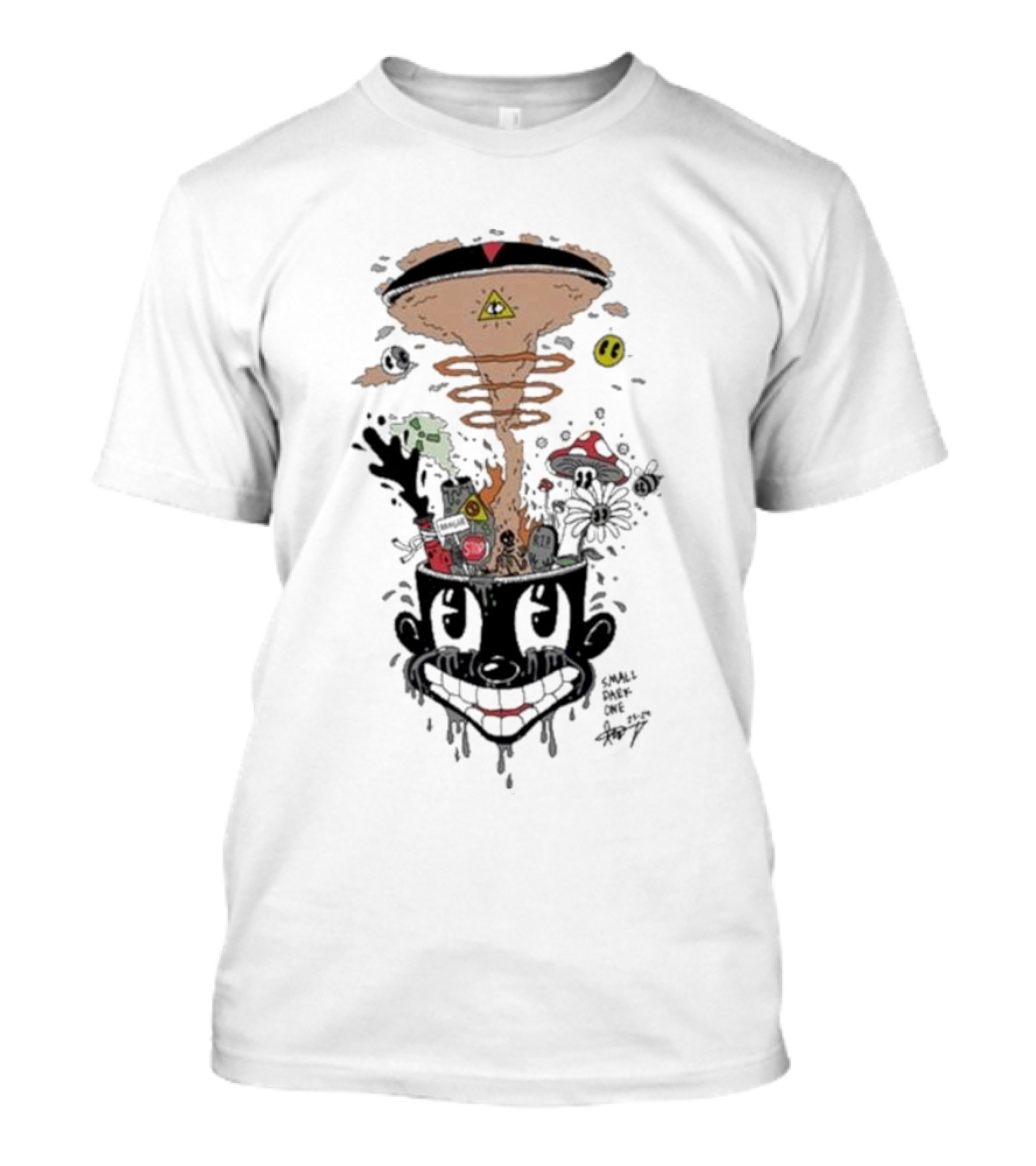 Lil Darkie Thinker 2024 Nuclear Tornado Chaos T-Shirt