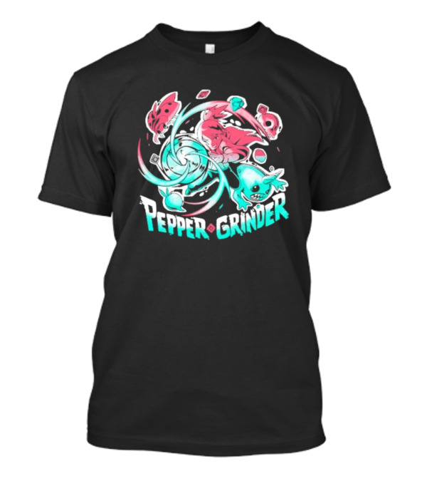 Pepper Grinder Cartoon Characters Rush Adventure T-Shirt
