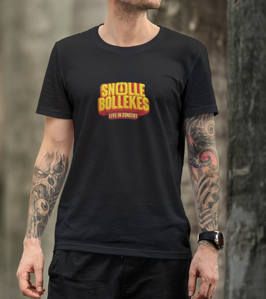 Snollebollekes Live In Concert Official Merchandise Rode T-Shirt