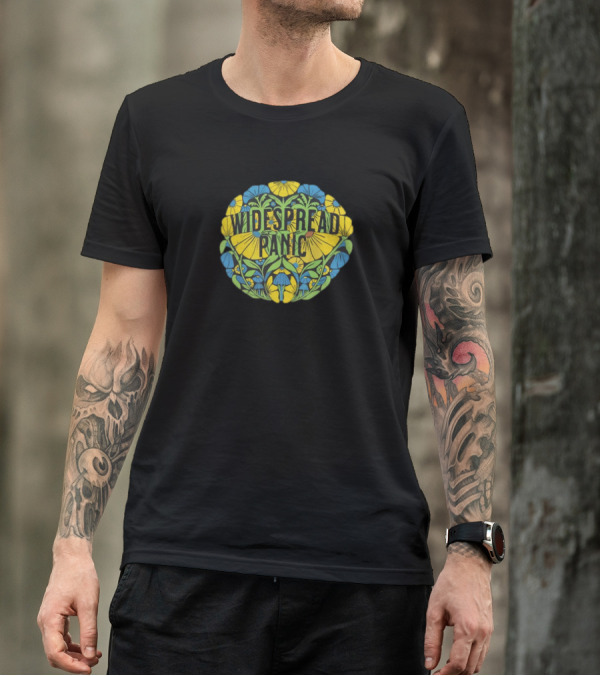 Widespread Panic Floral Design Ladies T-Shirt