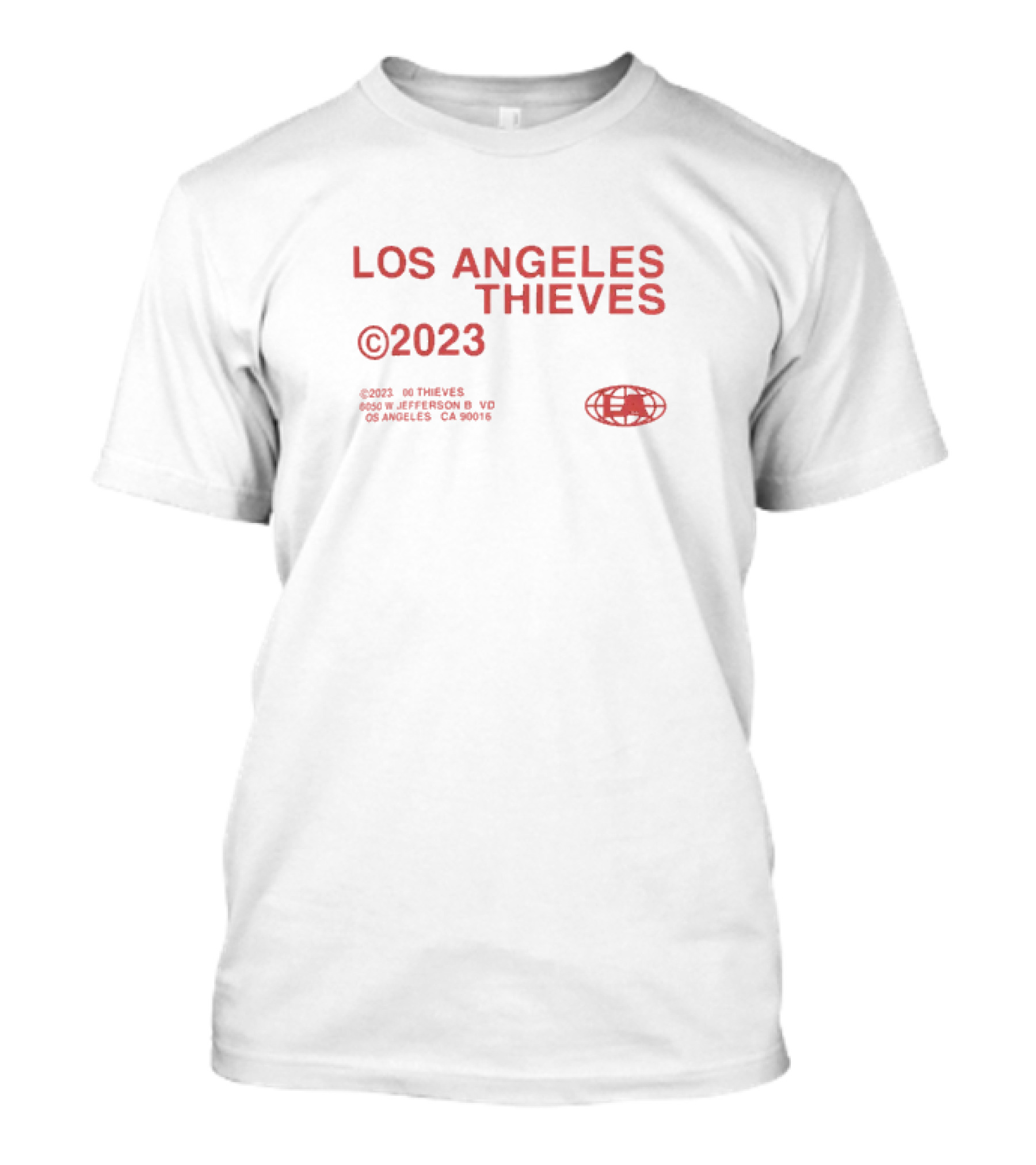 LOS ANGELES THIEVES ©2023 100 THIEVES 6050 W JEFFERSON BLVD LOS ANGELES CA 90016 T-Shirt