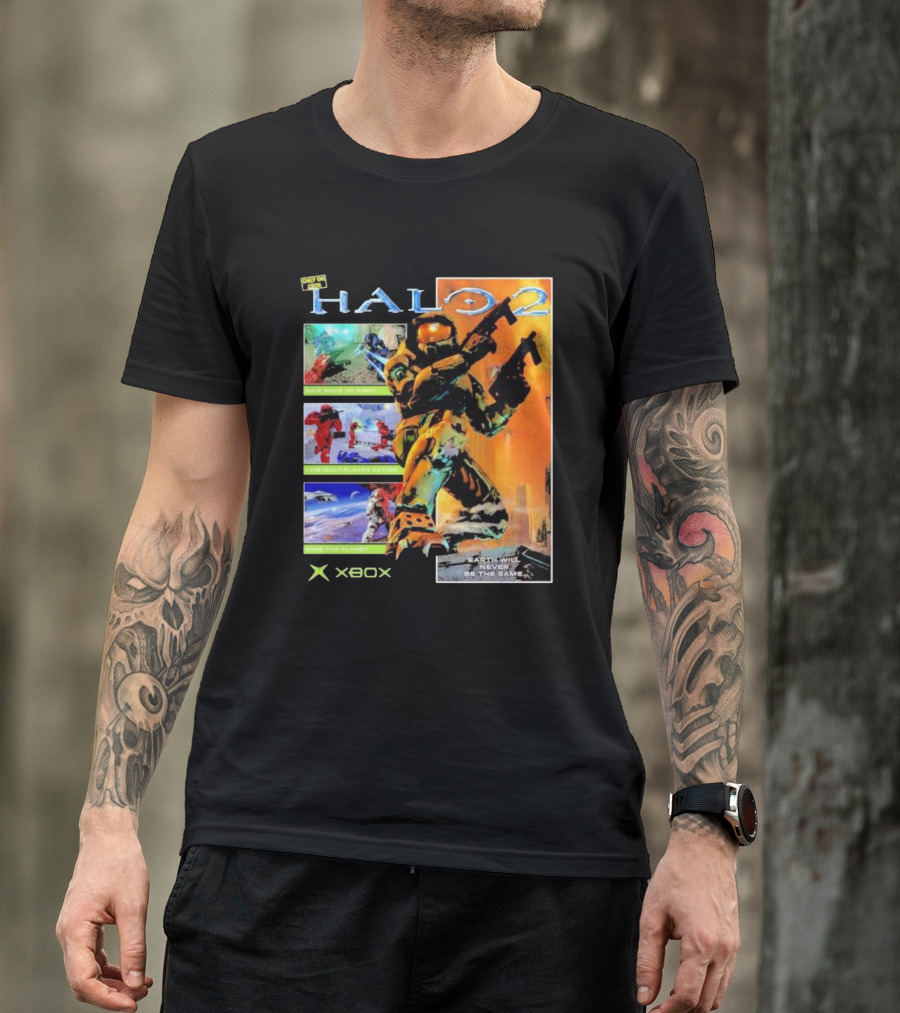 Halo 2 Master Chief Xbox Matchmaking Earth Will Never Be The Same T-Shirt