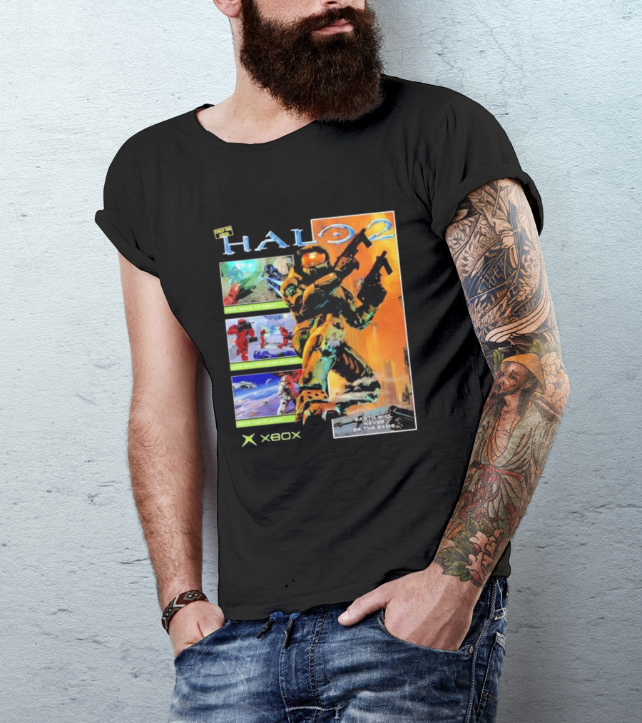 Halo 2 Master Chief Xbox Matchmaking Earth Will Never Be The Same T-Shirt