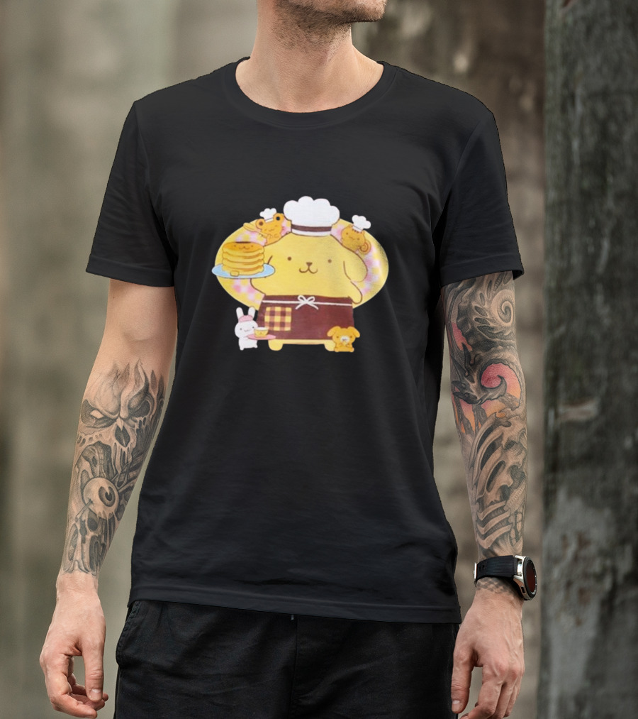 Join The Sanrio Pompompurin Pancake Chef T-Shirt