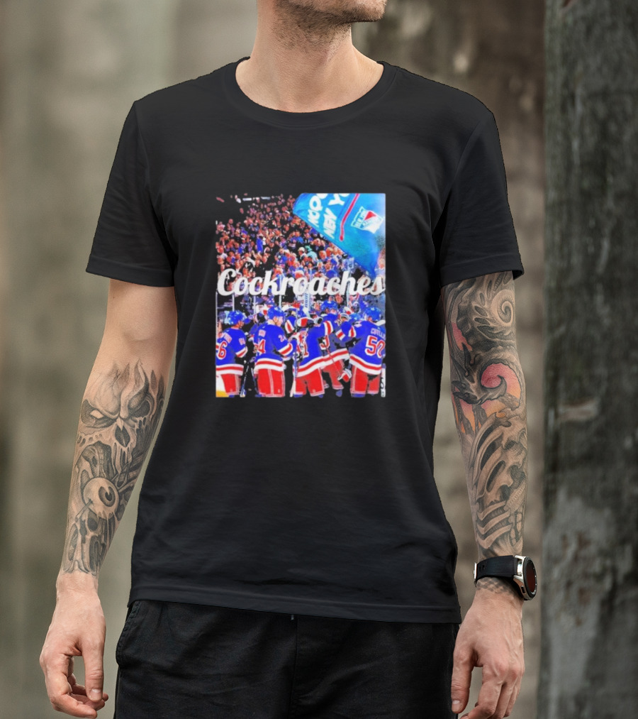 New York Rangers Cockroaches Fans Hockey Team T-Shirt